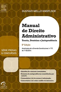 Livro Manual de Direito Administrativo - Resumo, Resenha, PDF, etc.