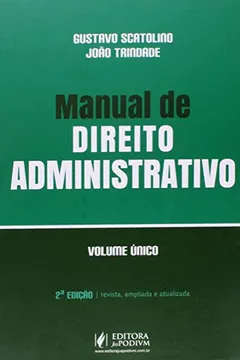 Livro Manual De Direito Administrativo - Volume Único - Resumo, Resenha, PDF, etc.