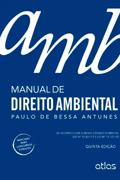 Livro Manual de Direito Ambiental - Resumo, Resenha, PDF, etc.