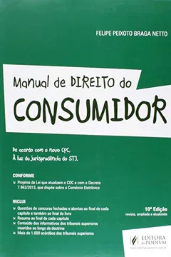 Livro Manual de Direito do Consumidor. À Luz da Jurisprudência do STJ - Resumo, Resenha, PDF, etc.