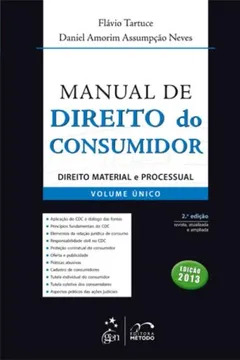 Livro Manual De Direito Do Consumidor - Direito Material E Processual - Resumo, Resenha, PDF, etc.