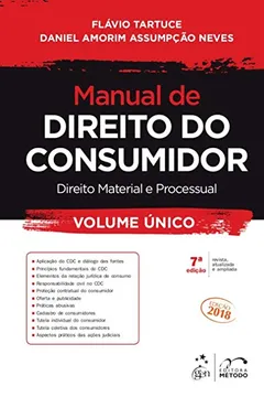 Livro Manual de Direito do Consumidor. Direito Material e Processual - Resumo, Resenha, PDF, etc.