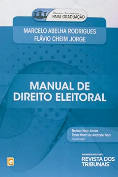Livro Manual de Direito Eleitoral - Resumo, Resenha, PDF, etc.