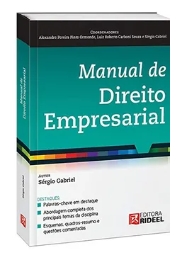 Livro Manual de Direito Empresarial - Resumo, Resenha, PDF, etc.