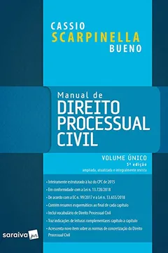Livro Manual de direito processual civil - 5ª edição de 2019 - Resumo, Resenha, PDF, etc.