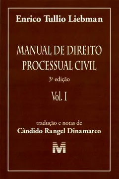 Livro Manual de Direito Processual Civil - Volume 1 - Resumo, Resenha, PDF, etc.