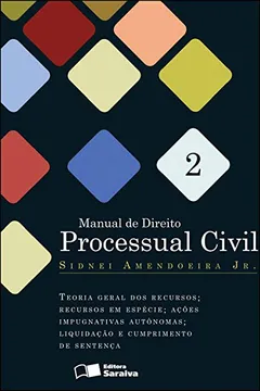 Capa do livro Manual de Direito Processual Civil - Volume 2