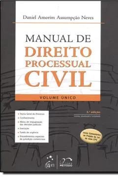 Livro Manual De Direito Processual Civil - Volume Único - Resumo, Resenha, PDF, etc.