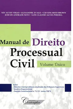 Livro Manual de Direito Processual Civil - Volume Único - Resumo, Resenha, PDF, etc.