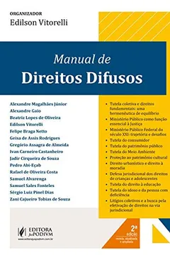 Livro Manual de Direitos Difusos - Resumo, Resenha, PDF, etc.