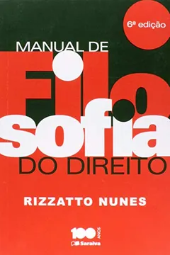 Livro Manual de Filosofia de Direito - Resumo, Resenha, PDF, etc.