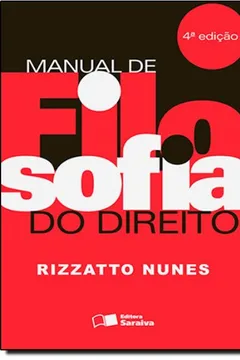 Livro Manual De Filosofia Do Direito - Resumo, Resenha, PDF, etc.