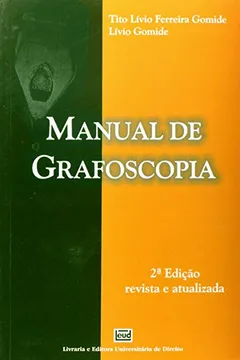 Livro Manual De Grafoscopia - Resumo, Resenha, PDF, etc.