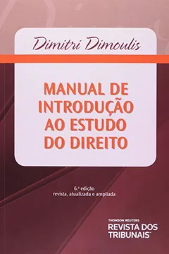 Livro Manual de Introdução ao Estudo do Direito - Resumo, Resenha, PDF, etc.