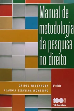 Livro Manual de Metodologia da Pesquisa no Direito - Resumo, Resenha, PDF, etc.