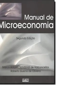 Livro Manual de Microeconomia - Resumo, Resenha, PDF, etc.