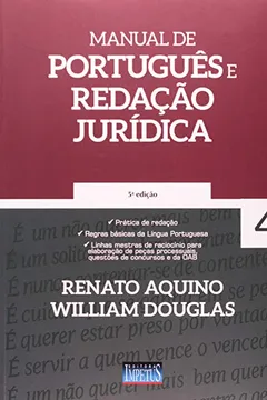 Livro Manual de Português e Redação Jurídica - Resumo, Resenha, PDF, etc.
