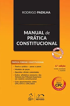 Livro Manual de Prática Constitucional - Resumo, Resenha, PDF, etc.