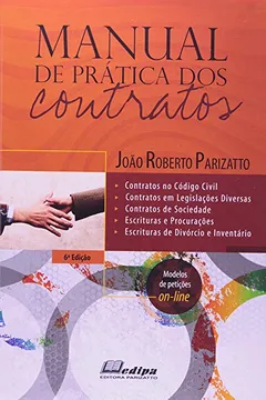 Livro Manual de Prática dos Contratos - Resumo, Resenha, PDF, etc.