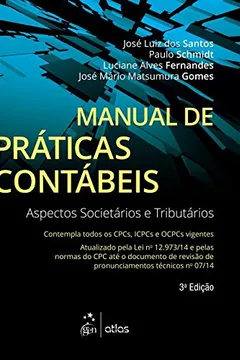 Livro Manual de Práticas Contábeis. Aspectos Societários e Tributários - Resumo, Resenha, PDF, etc.