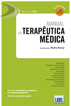 Livro Manual de Terapêutica Médica - Resumo, Resenha, PDF, etc.