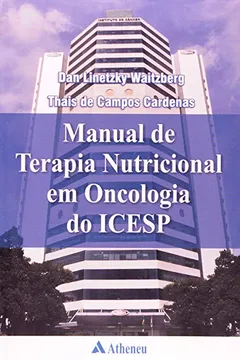 Capa do livro Manual de Terapia Nutricional em Oncologia do ICESP