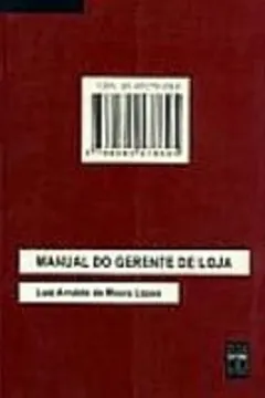 Livro Manual Do Gerente De Loja - Resumo, Resenha, PDF, etc.