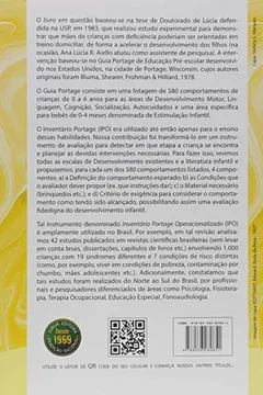 Livro Manual do Inventário Portage Operacionalizado. Avaliação do Desenvolvimento de Crianças de 0-6 Anos - Resumo, Resenha, PDF, etc.