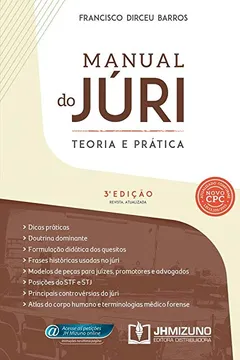 Livro Manual do Júri - Resumo, Resenha, PDF, etc.