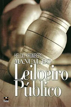 Capa do livro Manual do Leiloeiro Público