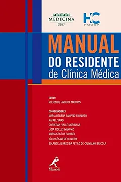 Livro Manual do Residente de Clínica Médica - Resumo, Resenha, PDF, etc.