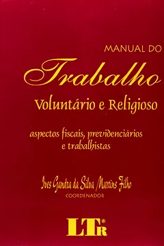 Livro Manual do Trabalho Voluntário e Religioso - Resumo, Resenha, PDF, etc.