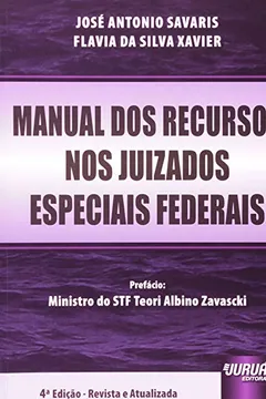 Capa do livro Manual dos Recursos nos Juizados Especiais Federais
