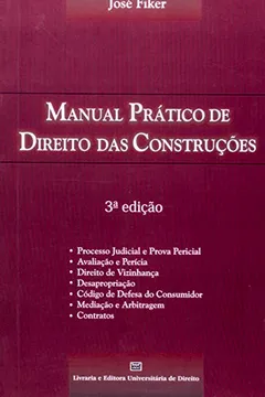 Livro Manual Prático De Direito Das Construções - Resumo, Resenha, PDF, etc.