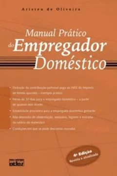 Livro Manual Prático do Empregador Doméstico - Resumo, Resenha, PDF, etc.