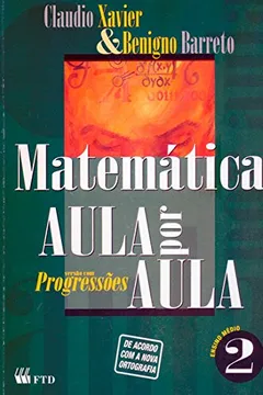 Livro Matemática Aula por Aula. Versão com Progressões - Resumo, Resenha, PDF, etc.
