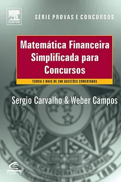 Capa do livro Matemática Financeira Simplificada Para Concursos