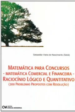 Capa do livro Matematica Para Concursos - Matematica Comercial E Financeira - Racioc