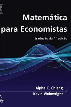 Livro Matemática Para Economistas - Resumo, Resenha, PDF, etc.