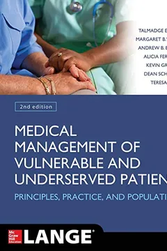 Capa do livro Medical Management of Vulnerable & Underserved Patients 2e (Lange)