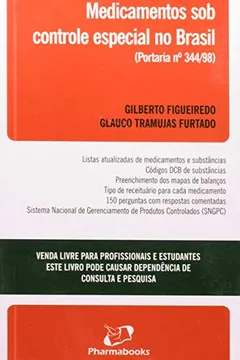 Livro Medicamentos Sob Controle Especial no Brasil - Resumo, Resenha, PDF, etc.