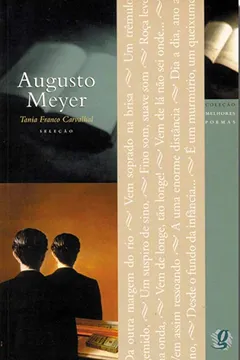 Capa do livro Melhores Poemas de Augusto Meyer