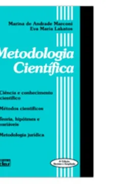 Capa do livro Metodologia Cientifica