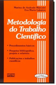 Capa do livro Metodologia do Trabalho Científico