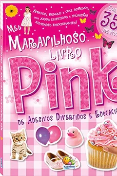 Capa do livro Meu Maravilhoso Livro Pink de Adesivos