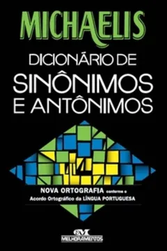 Capa do livro Michaelis Dicionário de Sinônimos e Antônimos
