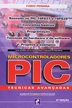 Capa do livro Microcontroladores PIC. Técnicas Avançadas