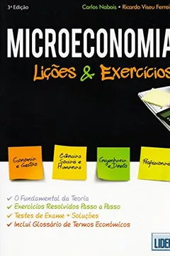 Livro Microeconomia. Lições & Exercícios - Resumo, Resenha, PDF, etc.