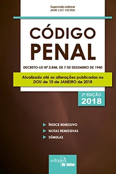 Livro Mini Código Penal 2018 - Resumo, Resenha, PDF, etc.
