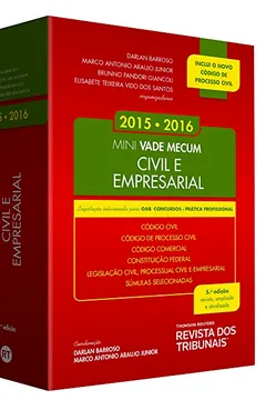 Livro Mini Vade Mecum Civil e Empresarial. Legislação Selecionada Para OAB, Concursos e Prática Profissional - Resumo, Resenha, PDF, etc.